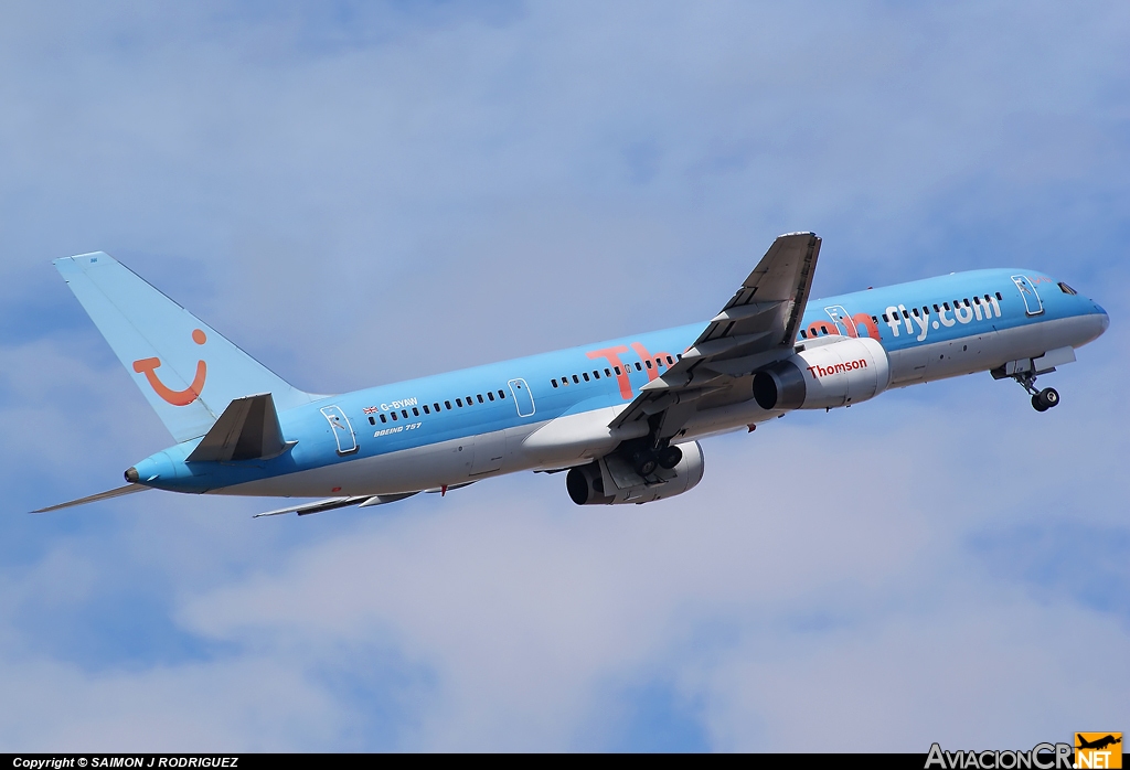 G-BYAW - Boeing 757-204 - Thomsonfly