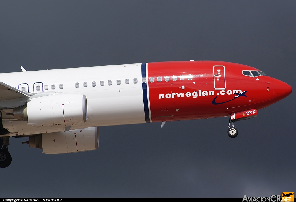 LN-DYK - Boeing 737-8JP - Norwegian Air Shuttle