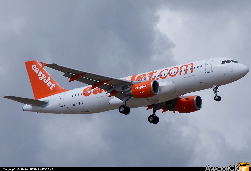 G-EZTY - Airbus A320-214 - EasyJet Airline