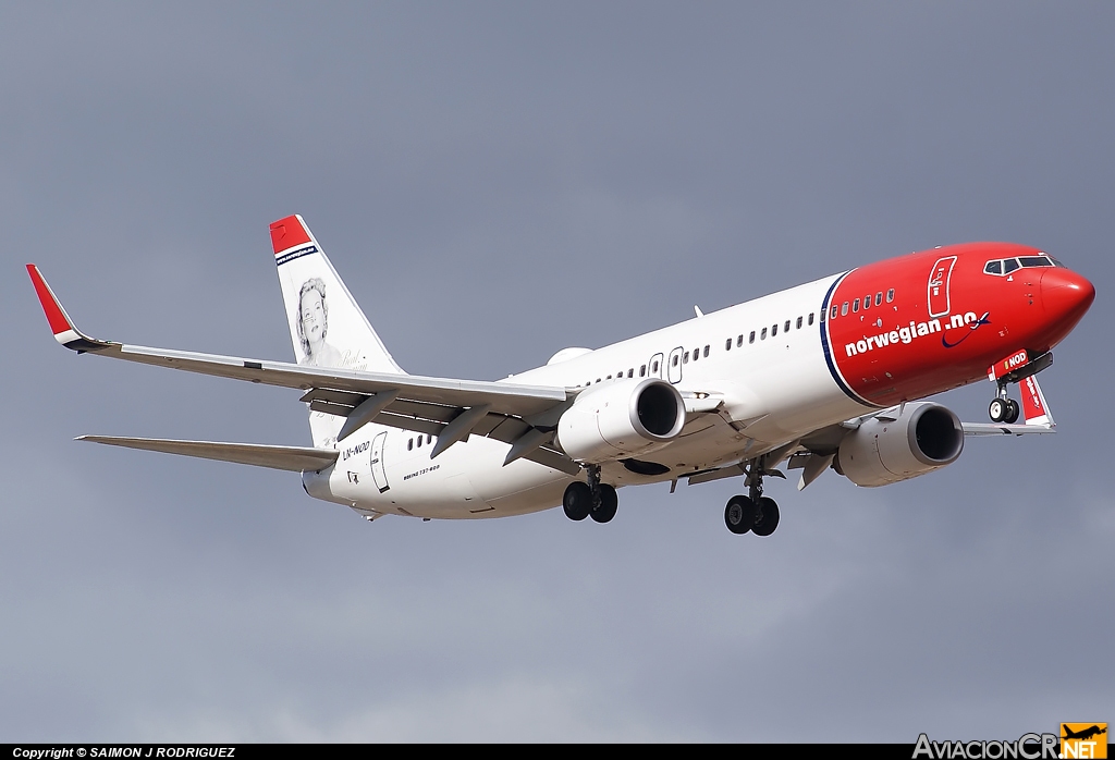 LN-NOD - Boeing 737-8Q8 - Norwegian Air Shuttle