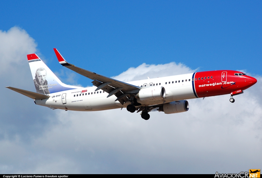 LN-DYF - Boeing 737-8JP - Norwegian Air Shuttle