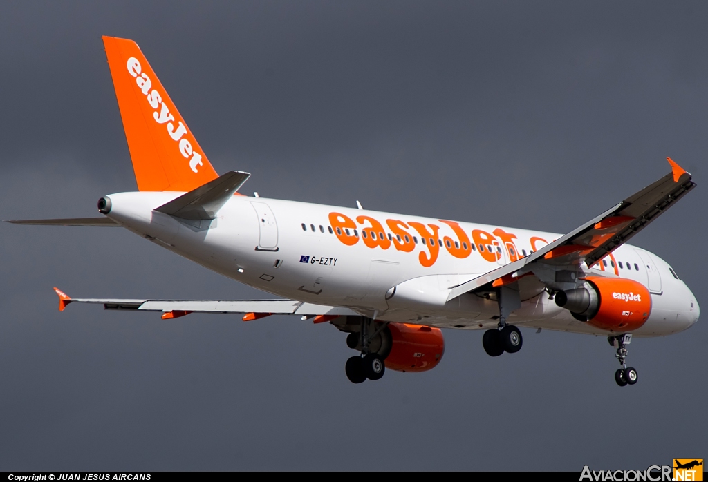 G-EZTY - Airbus A320-214 - EasyJet Airline