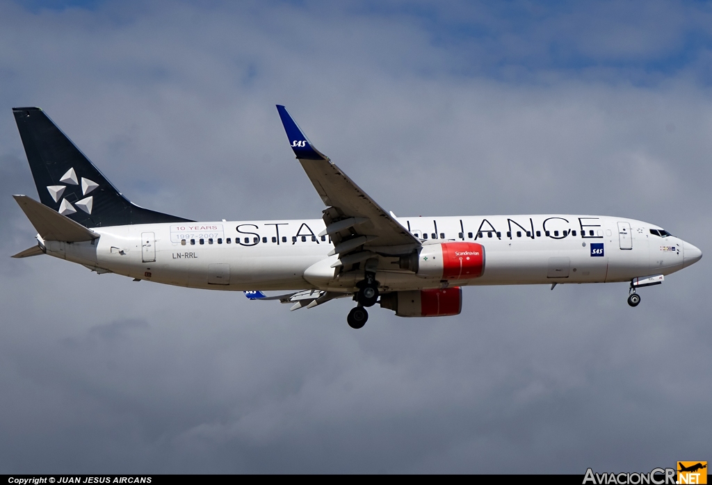 LN-RRL - Boeing 737-883 - Scandinavian Airlines-SAS