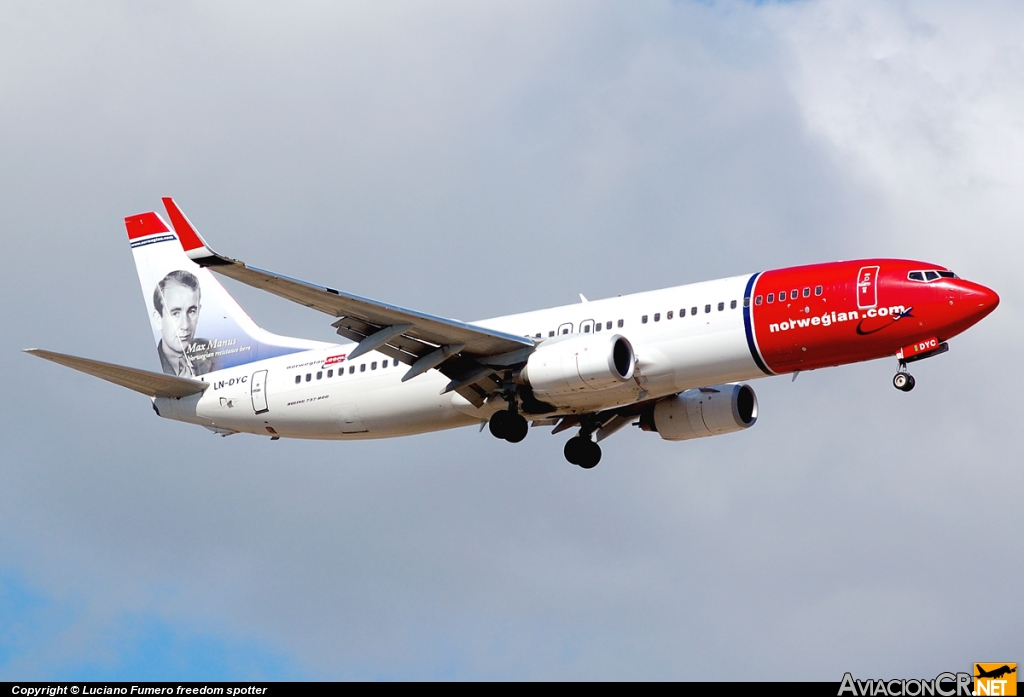 LN-DYC - Boeing 737-8JP - Norwegian Air Shuttle