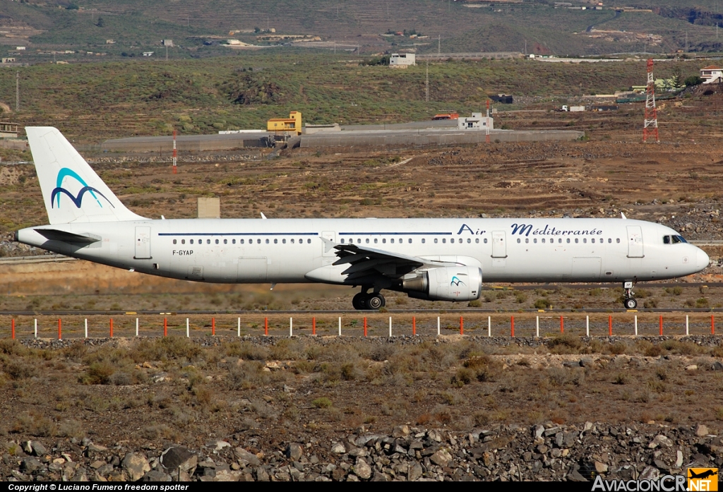F-GYAP - Airbus A321-111 - Air Méditerranée