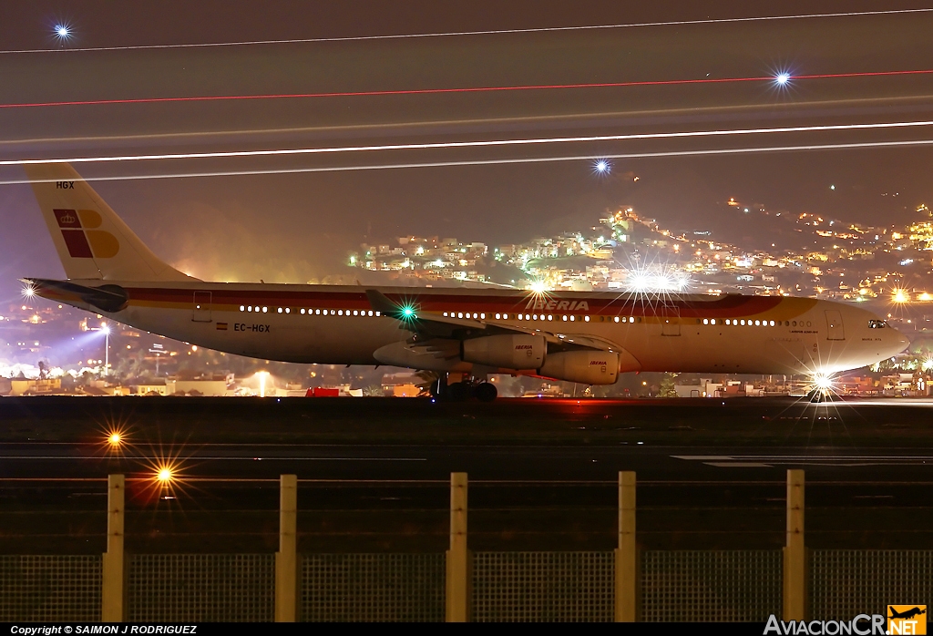 EC-HGX - Airbus A340-313X - Iberia
