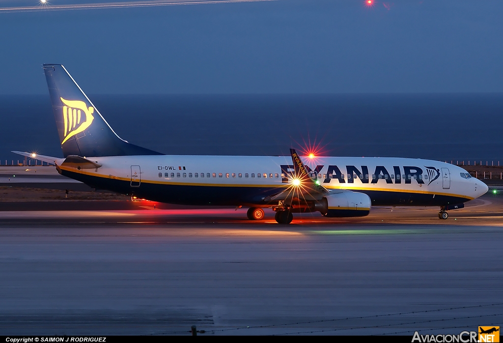 EI-DWL - Boeing 737-8AS - Ryanair