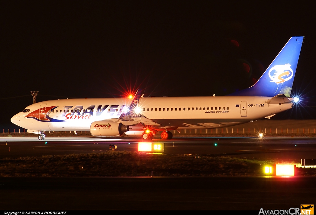 OK-TVM - Boeing 737-8FN - Travel Service