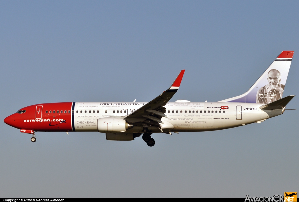 LN-DYU - Boeing 737-8JP - Norwegian Air Shuttle