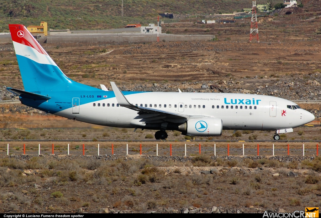 LX-LGS - Boeing 737-7C9 - LUXAIR