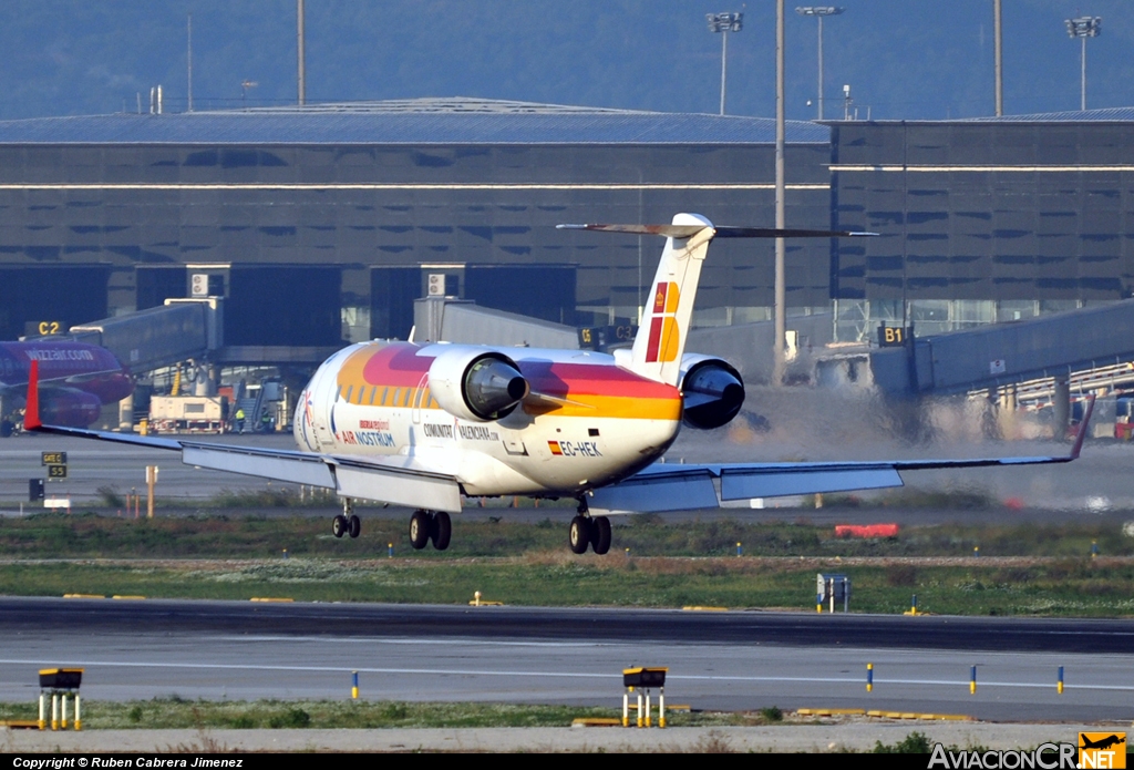 EC-HEK - Bombardier CRJ-200ER - Iberia Regional (Air Nostrum)