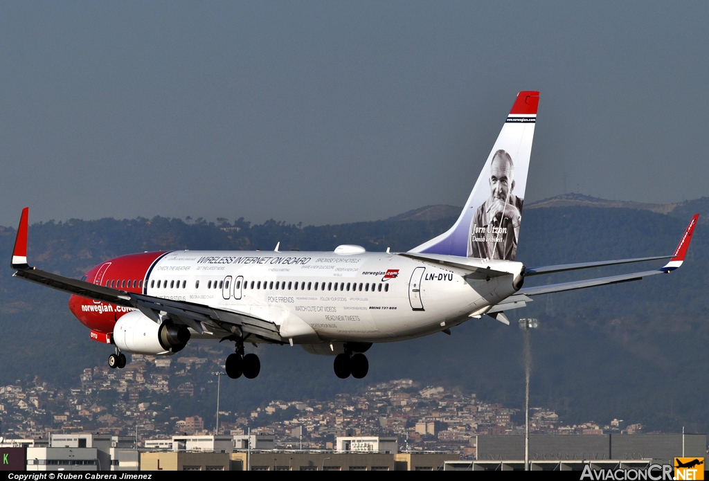 LN-DYU - Boeing 737-8JP - Norwegian Air Shuttle