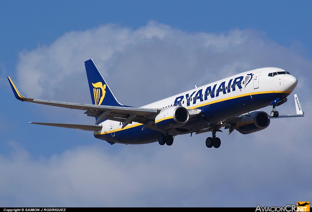 EI-DLO - Boeing 737-8AS - Ryanair