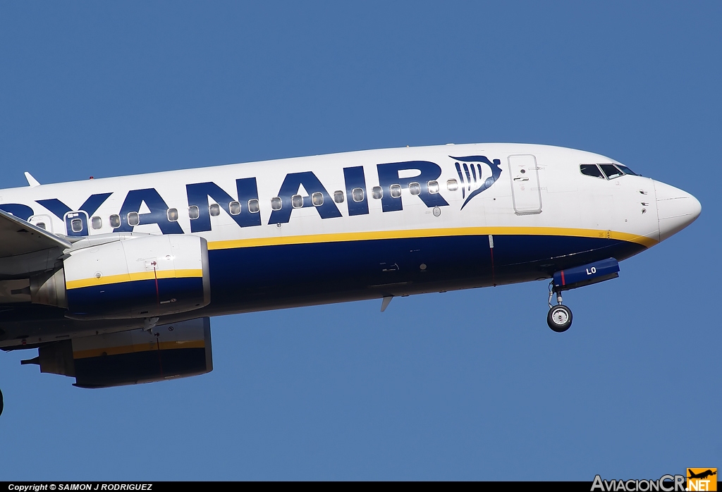 EI-DLO - Boeing 737-8AS - Ryanair