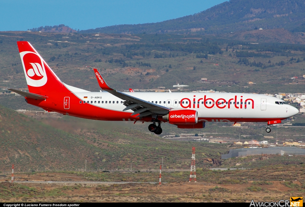 D-ABKQ - Boeing 737-8KJ - Air Berlin