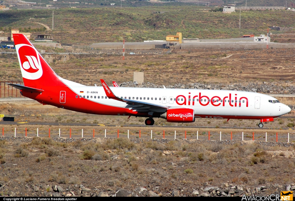 D-ABKN - Boeing 737-86J - Air Berlin