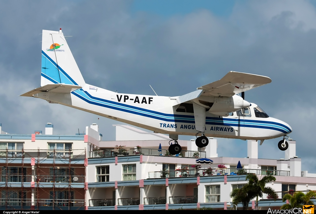 VP-AAF - Britten-Norman BN-2B-21 Islander - Trans Anguilla Airways