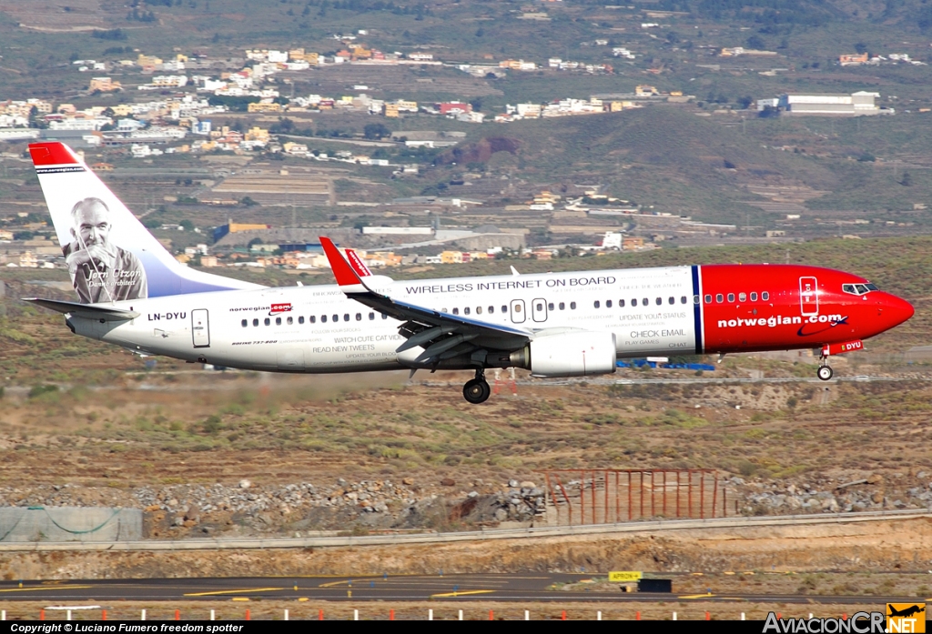 LN-DYU - Boeing 737-8JP - Norwegian Air Shuttle