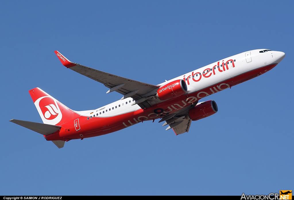D-ABBF - Boeing 737-86J - Air Berlin