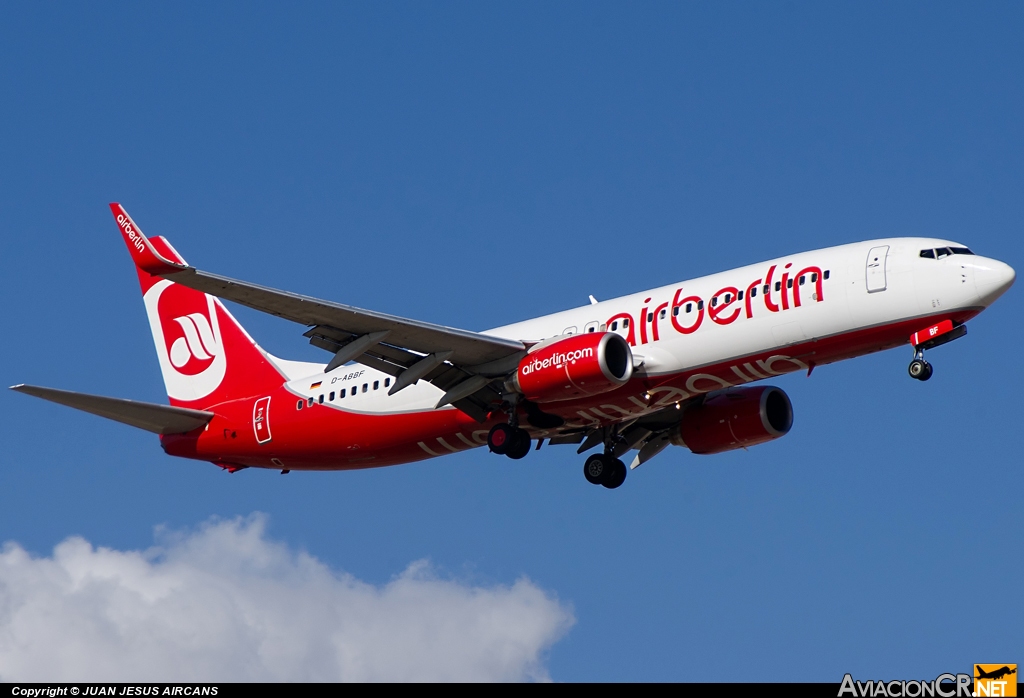 D-ABBF - Boeing 737-86J - Air Berlin