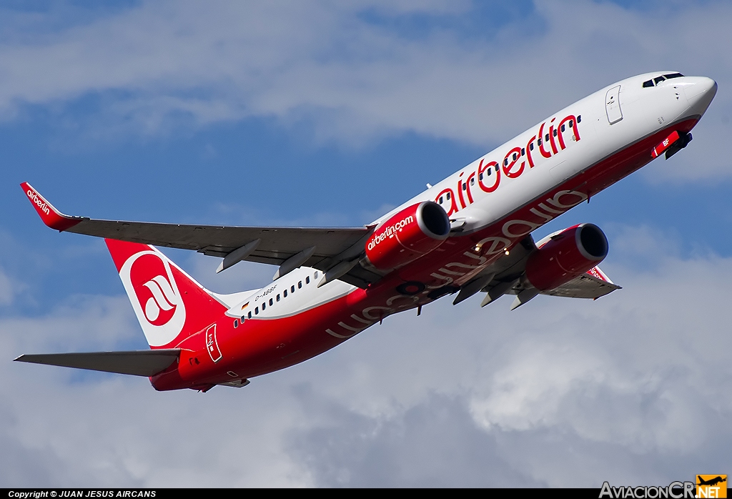 D-ABBF - Boeing 737-86J - Air Berlin