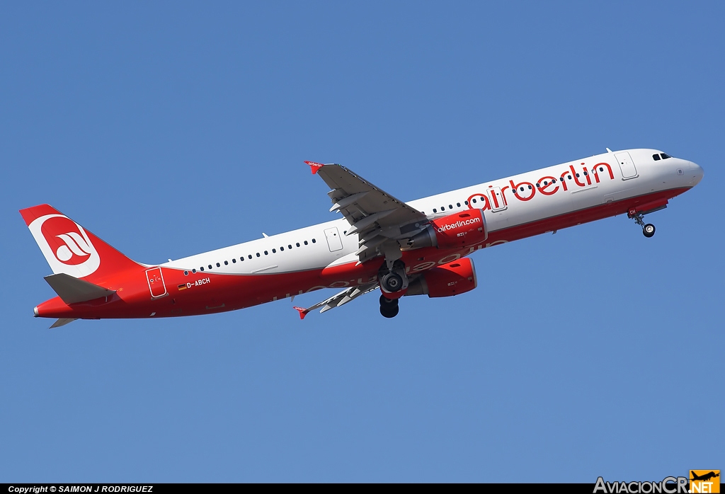 D-ABCH - Airbus A321-211 - Air Berlin