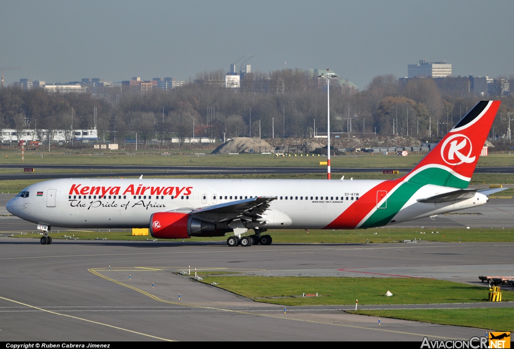 5Y-KYW - Boeing 767-319(ER) - Kenya Airways
