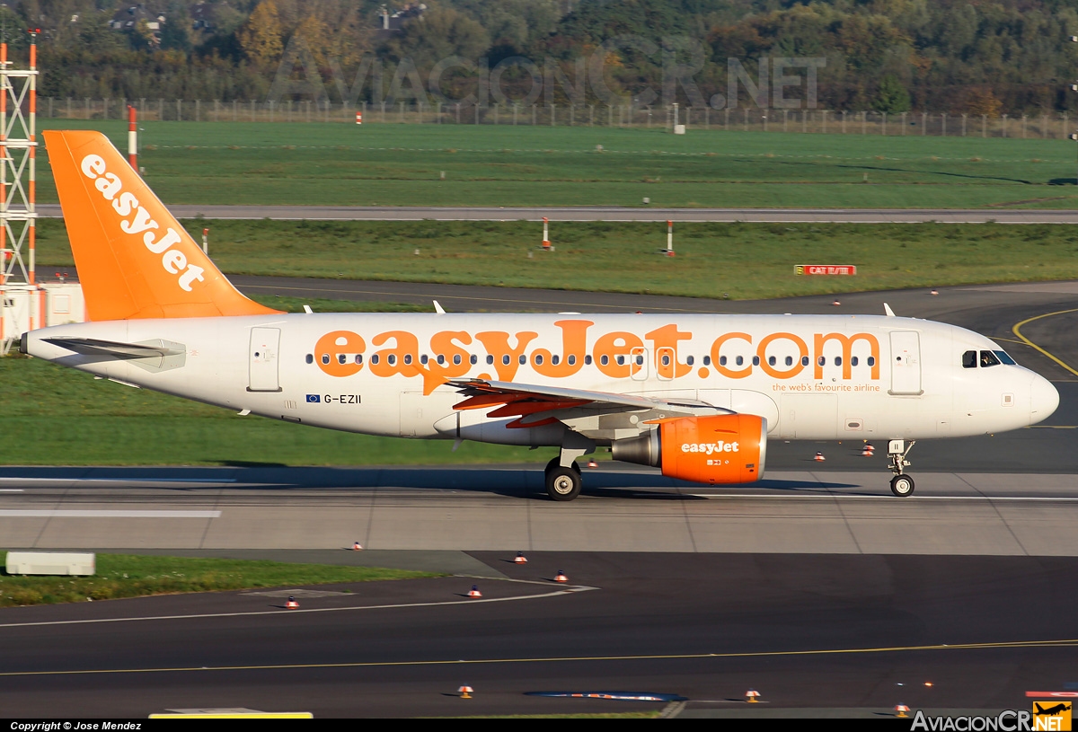 G-EZII - Airbus A319-111 - EasyJet Airline