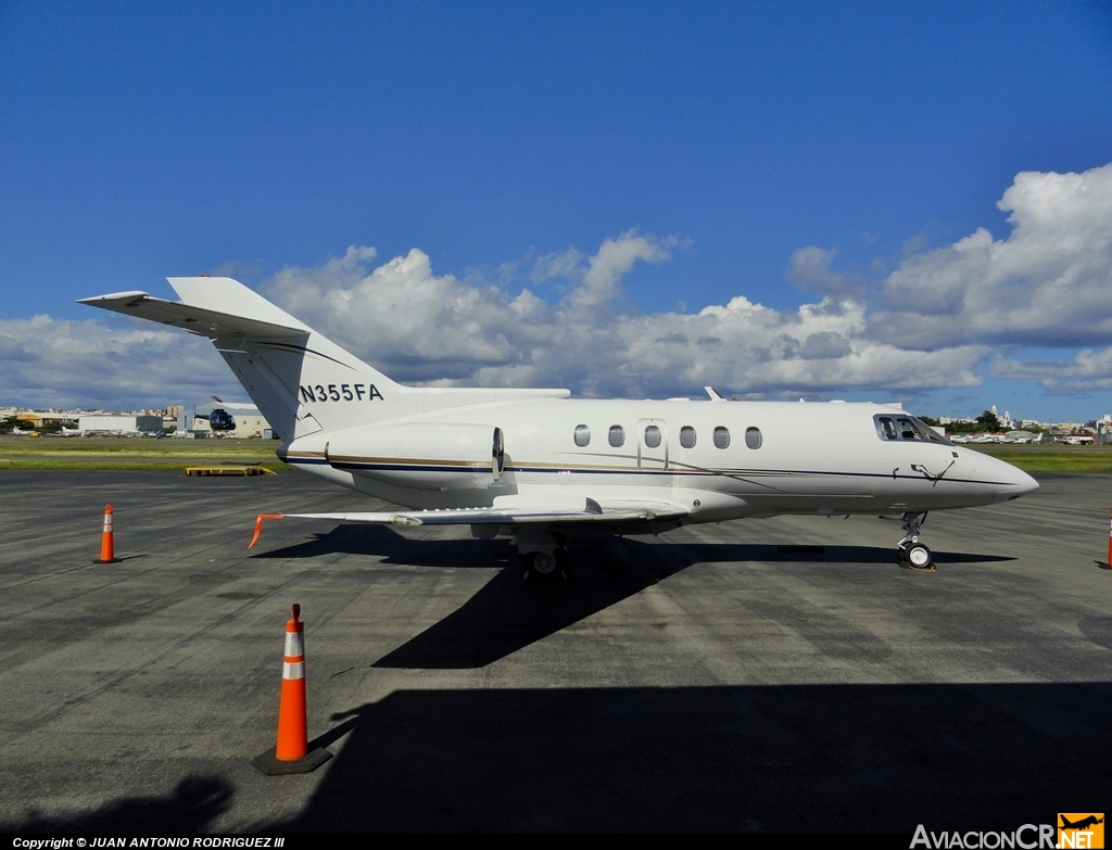 N355FA - Raytheon Hawker 800 - Privado