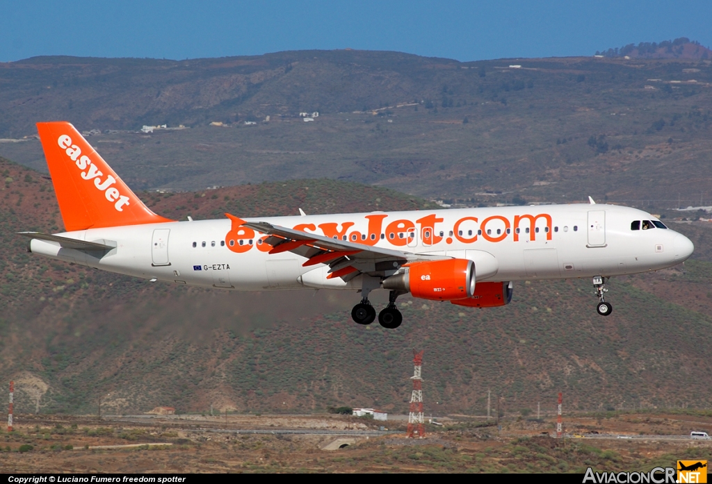 G-EZTA - Airbus A320-214 - EasyJet Airlines