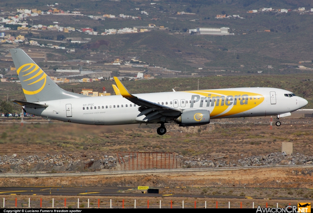 OY-PSC - Boeing 737-86N - Primera Air Scandinavia