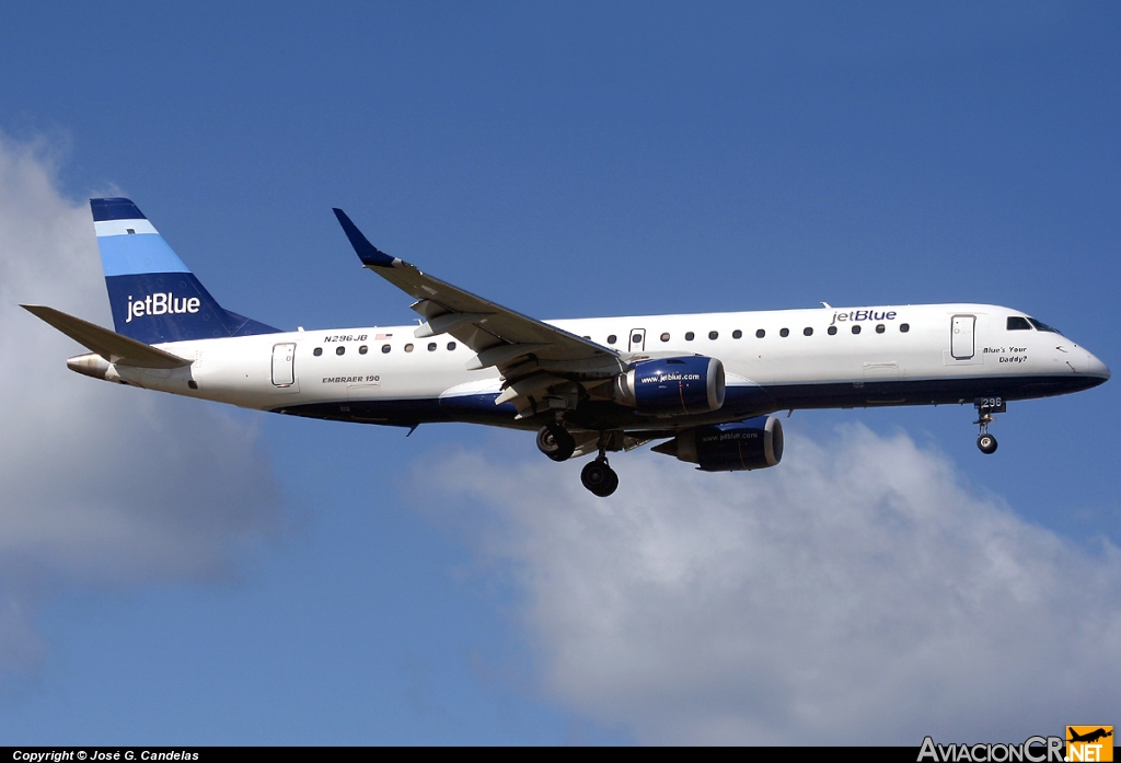 N296JB - Embraer ERJ-190-100AR - Jet Blue