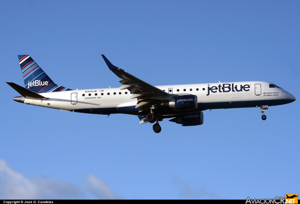 N329JB - Embraer ERJ-190-100AR - Jet Blue