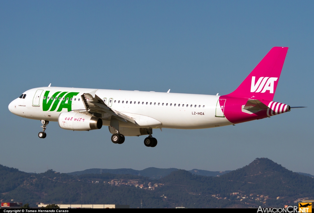 LZ-MDA - Airbus A320-232 - VIA - Air VIA Bulgarian Airways