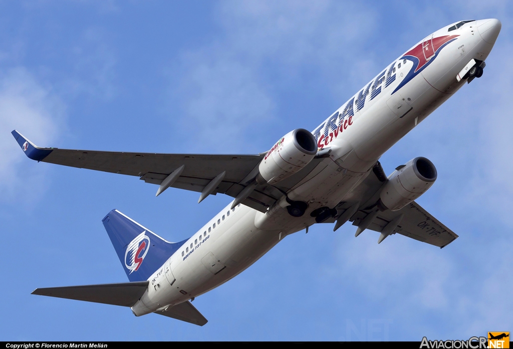 OK-TVF - Boeing 737-8FH - Travel Service