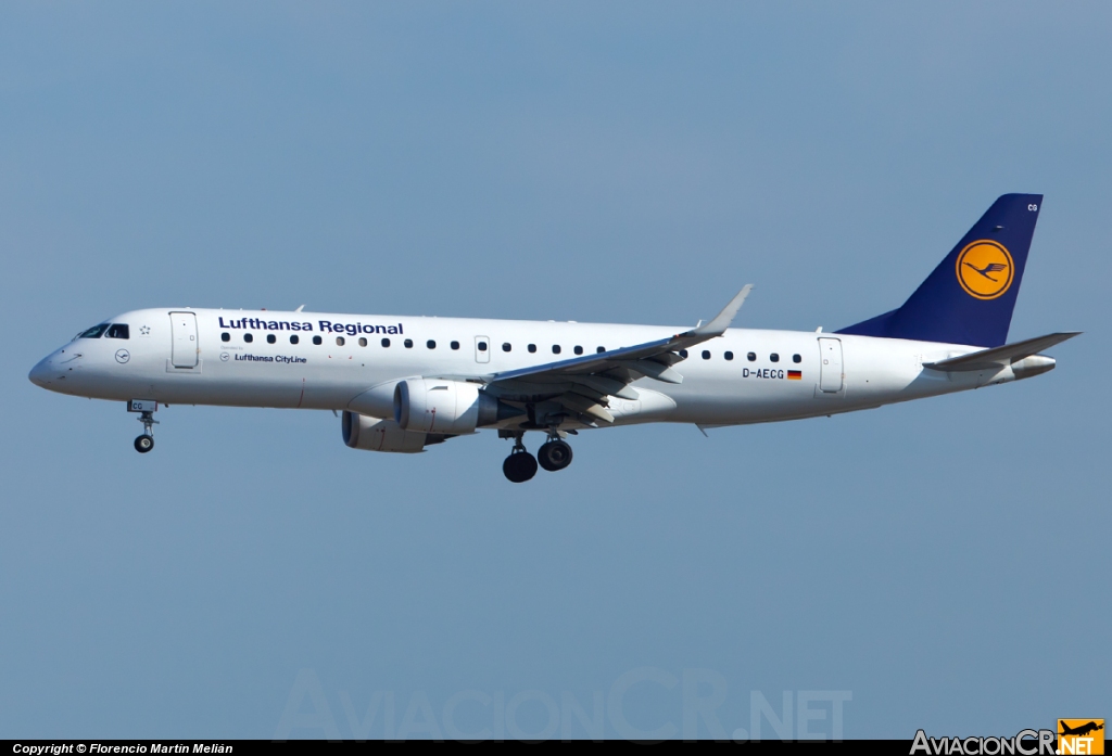 D-AECG - Embraer - CRJ-190-100LR  - 190LR - Lufthansa Cityline