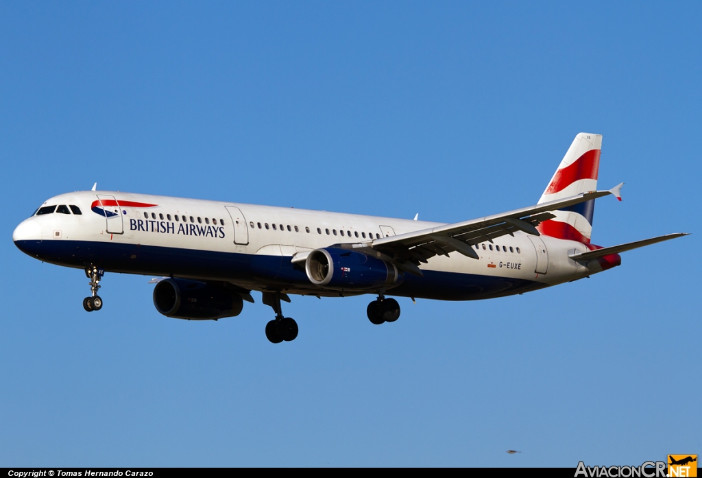 G-EUXE - Airbus A321-231 - British Airways