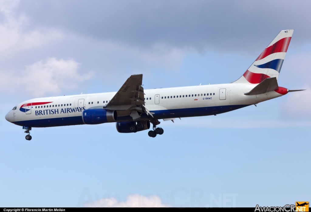 G-BNWZ - Boeing 767-336(ER) - British Airways