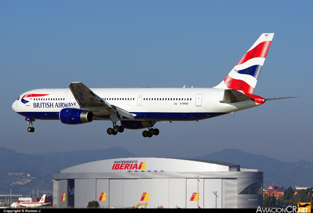 G-BNWB - Boeing 767-336/ER - British Airways