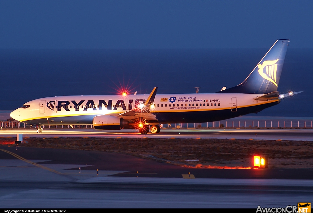 EI-DWL - Boeing 737-8AS - Ryanair