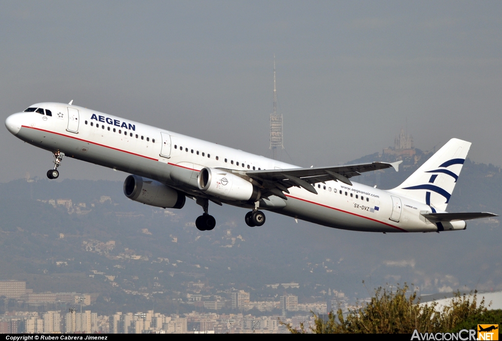 SX-DVZ - Airbus A321-231 - Aegean Airlines