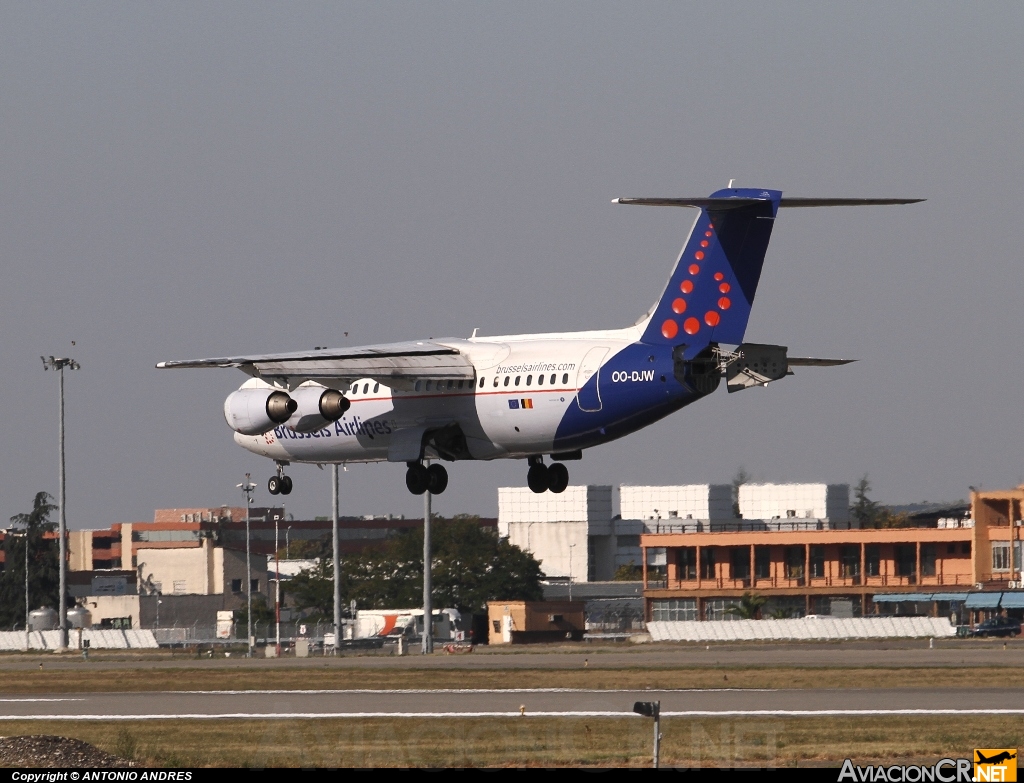 OO-DJW - British Aerospace Avro 146-RJ85 - Brussels airlines