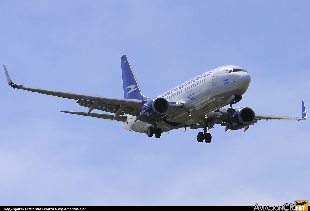 LV-CBF - Boeing 737-76N - Aerolineas Argentinas