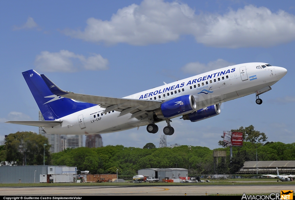 LV-CAP - Boeing 737-76N - Aerolineas Argentinas