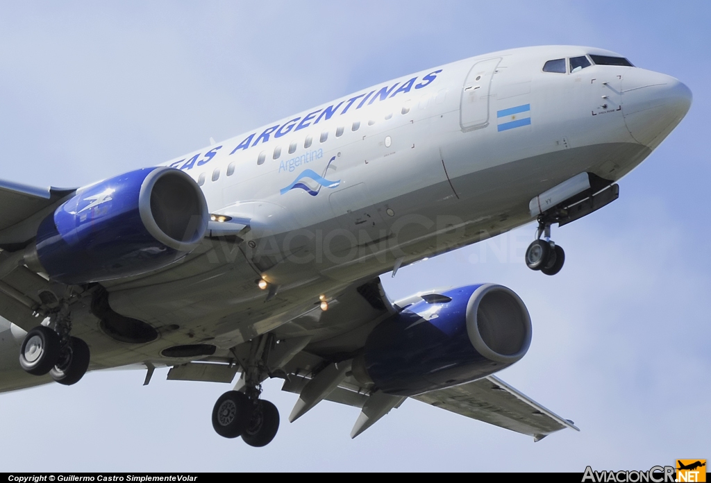 LV-BYY - Boeing 737-7BD - Aerolineas Argentinas