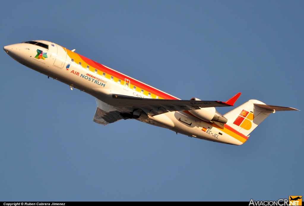 EC-JCL - Canadair CL-600-2B19 Regional Jet CRJ-200ER - Iberia Regional (Air Nostrum)