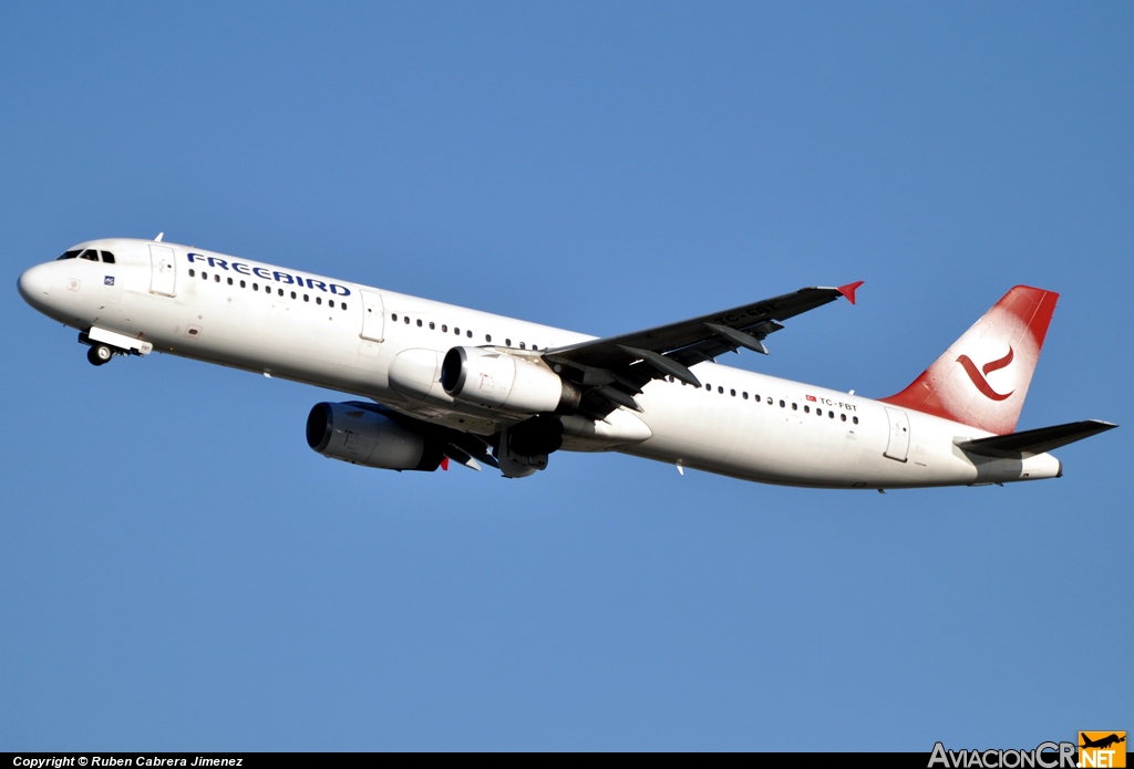 TC-FBT - Airbus A321-231 - Free Bird Airlines