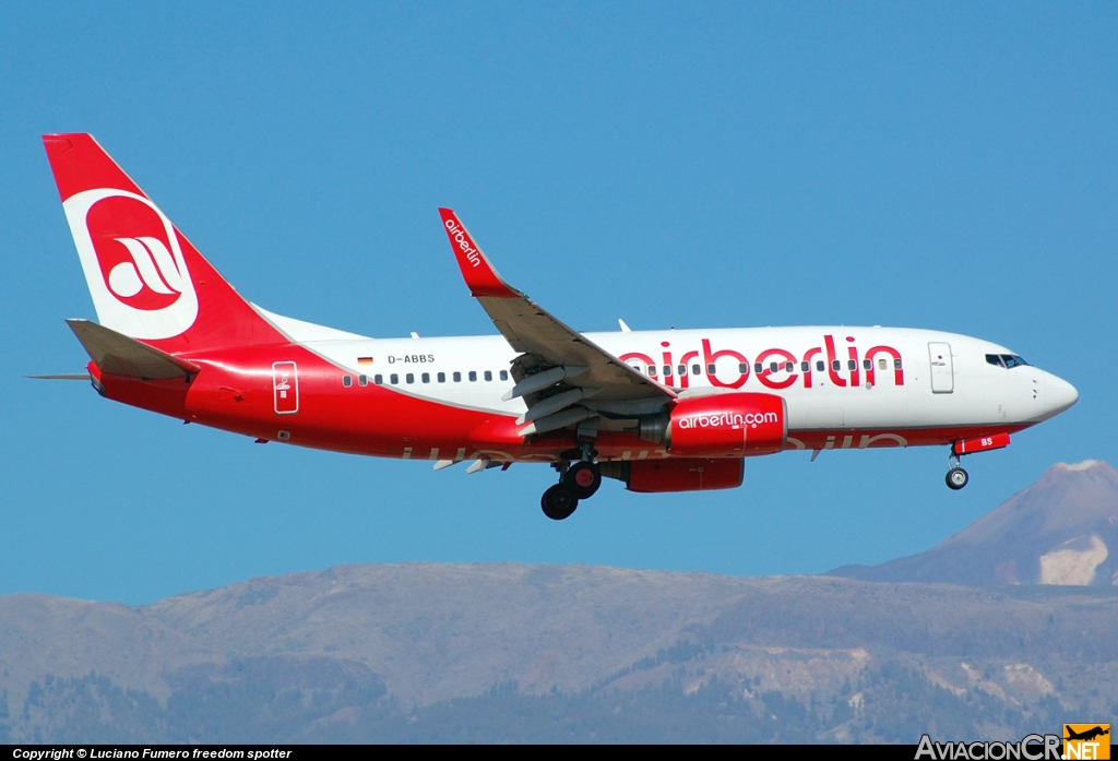 D-ABBS - Boeing 737-76N - Air Berlin