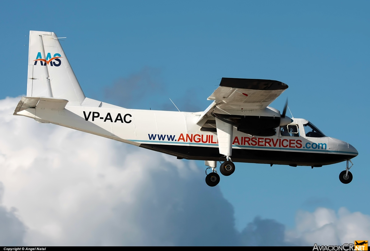 VP-AAC - Britten-Norman BN-2A Islander - Anguilla Air Services