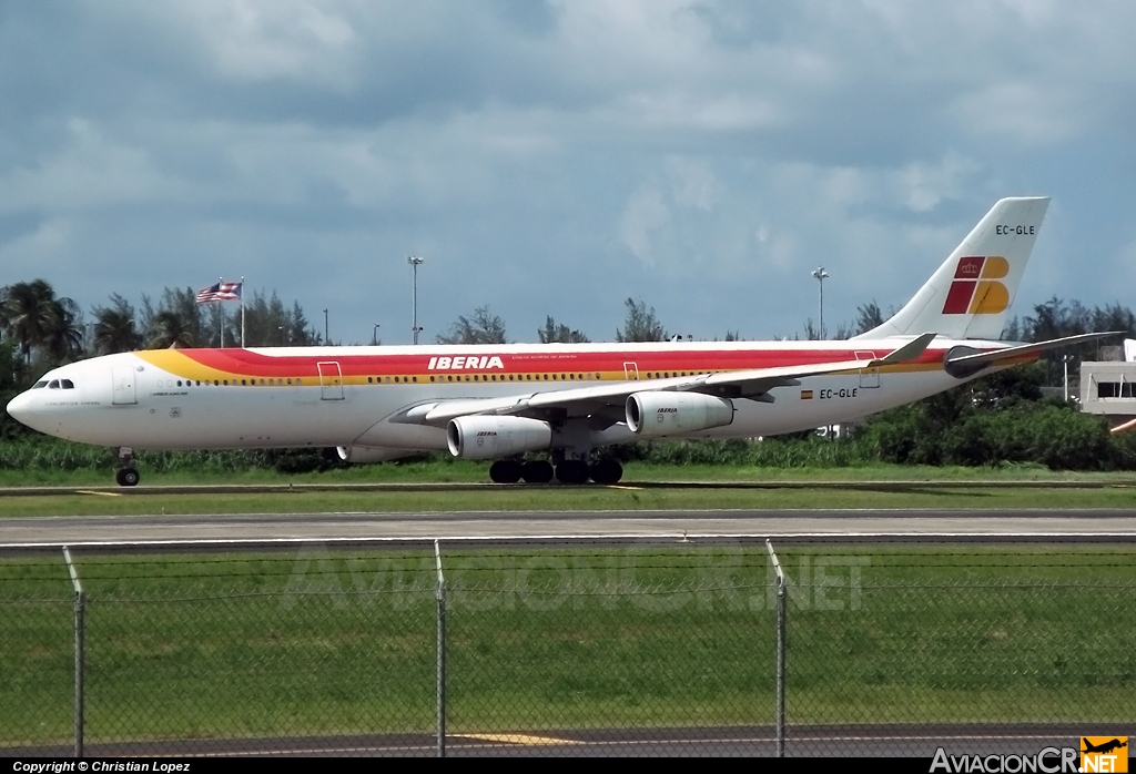 EC-GLE - Airbus A340-313 - Iberia